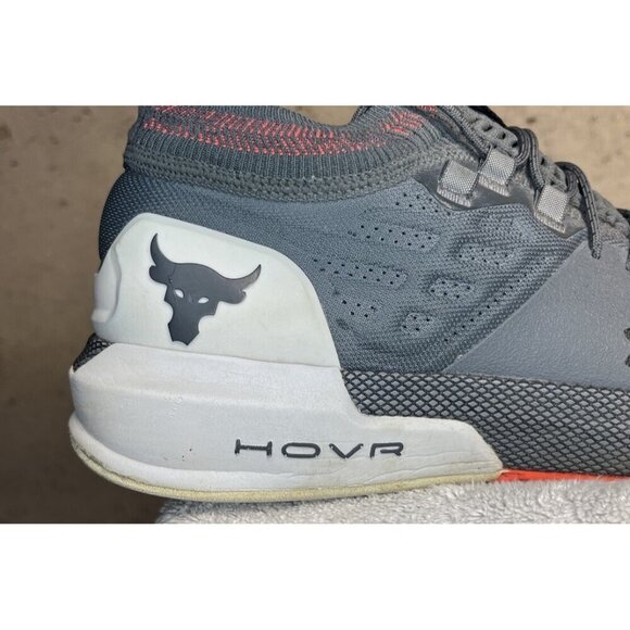 Under Armour Project Rock 2 UA HOVR Training Shoes Gray Men\'s Sz 10 3022024-102 main image 6